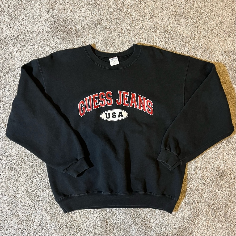 VINTAGE GUESS JEANS USA SWEATSHIRT SIZE MEN’S MEDIUM